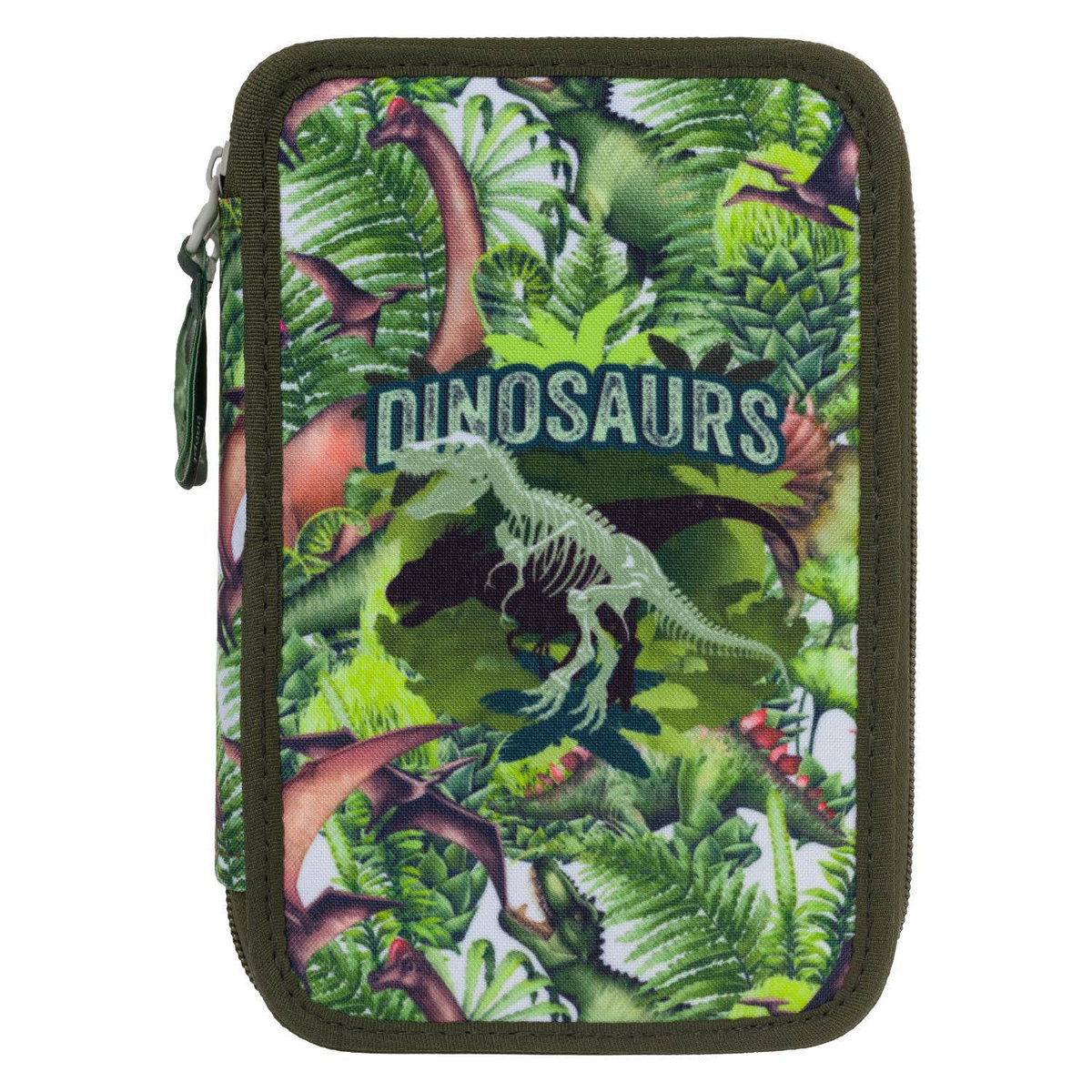 Školní penál dvoupatrový Dinosaurs – detail výrobku