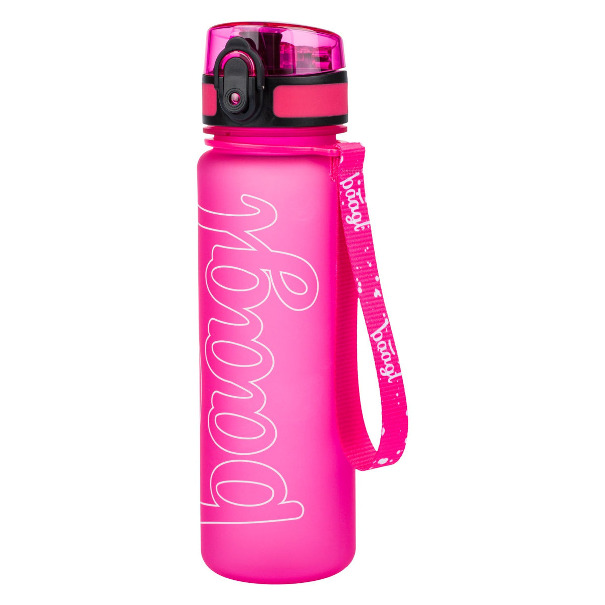 Tritanová láhev na pití Logo - růžová, 500 ml – detail výrobku