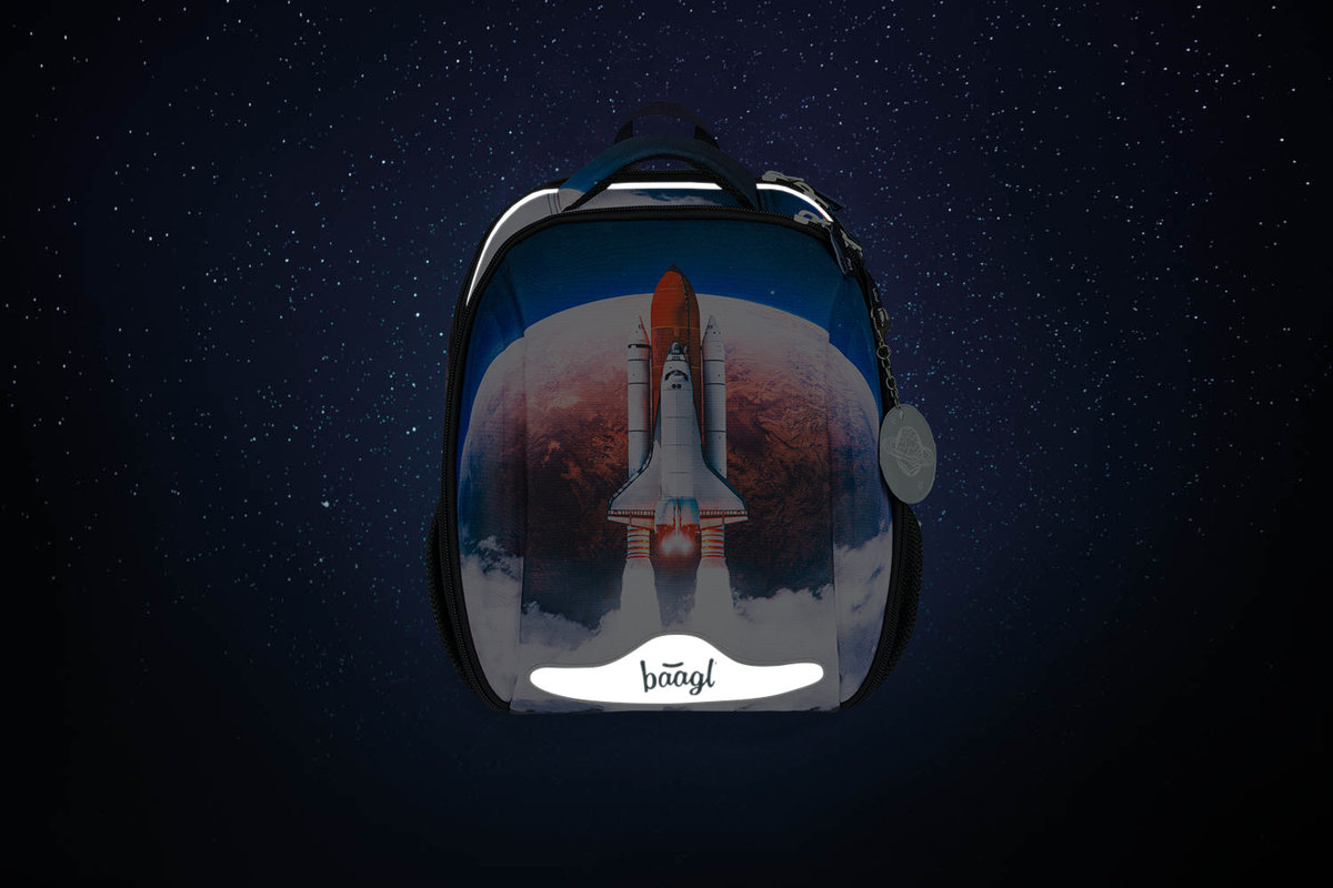 Školní aktovka Shelly Space Shuttle – detail výrobku
