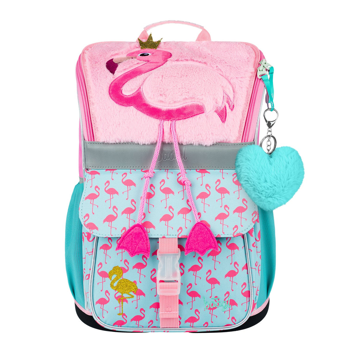 Školní aktovka Zippy Plameňák – detail výrobku
