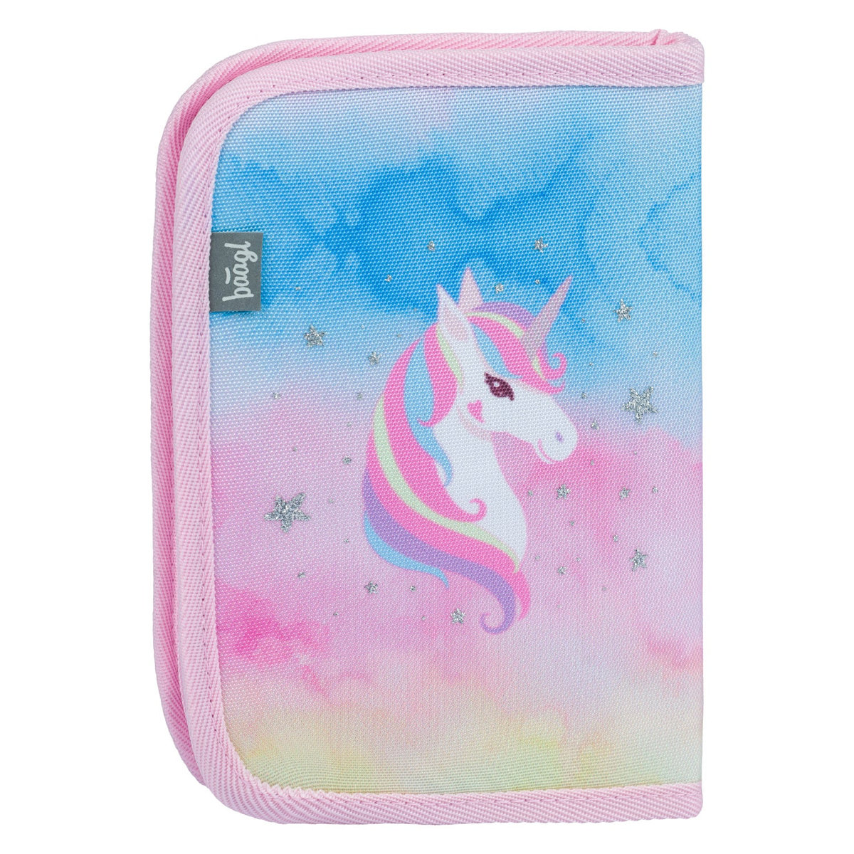 Školní penál jednopatrový Rainbow Unicorn – detail výrobku