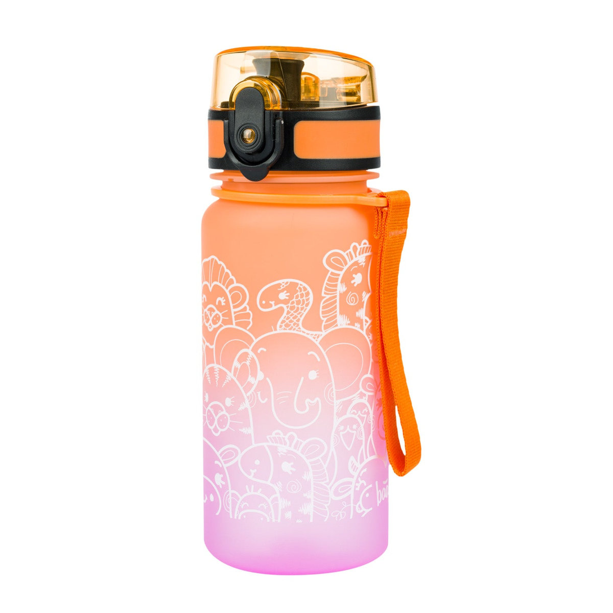 Tritanová láhev na pití Gradient Zvířata, 350 ml – detail výrobku