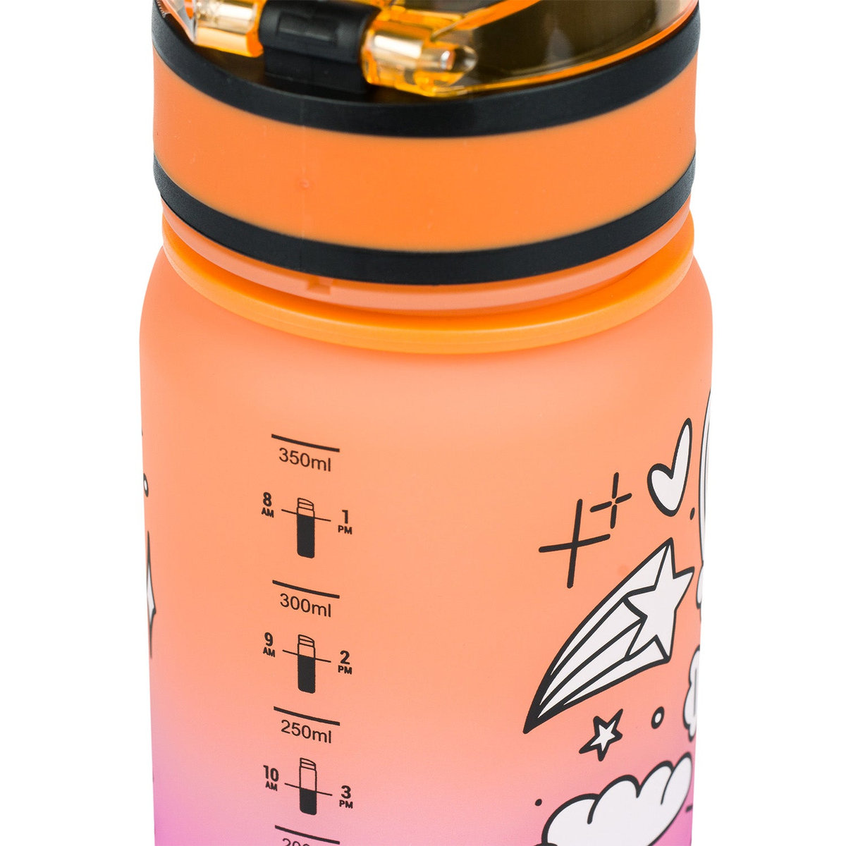 Tritanová láhev na pití Gradient Jednorožec, 350 ml – detail výrobku