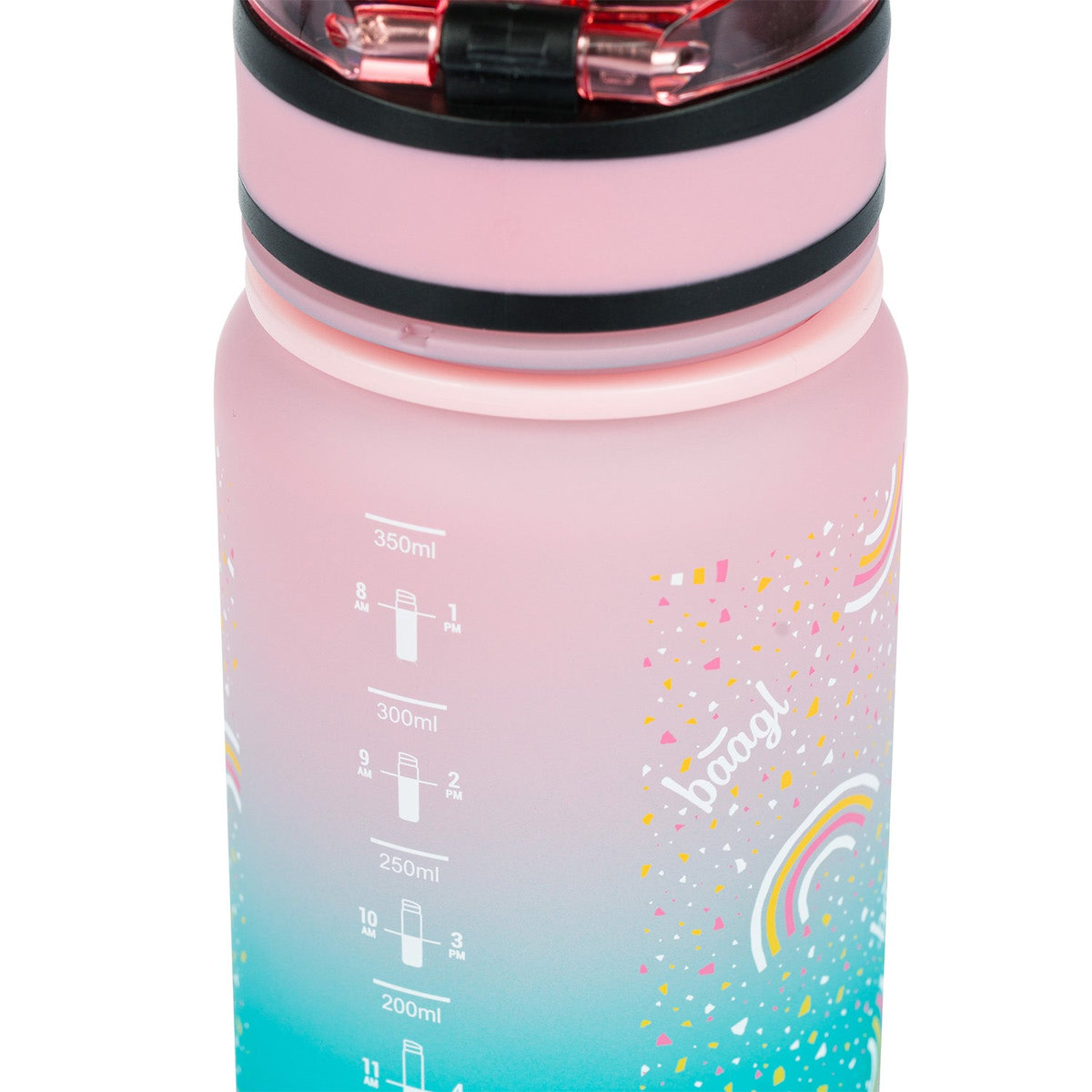 Tritanová láhev na pití Gradient Duha, 350 ml – detail výrobku