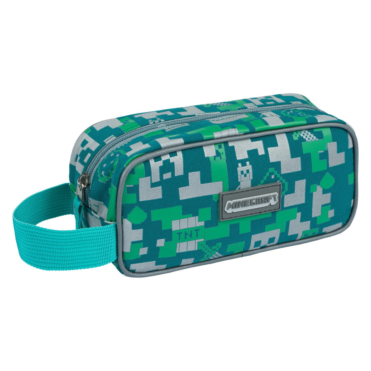 MINECRAFT 2 SET Silver Creeper: penál, sáček – detail výrobku