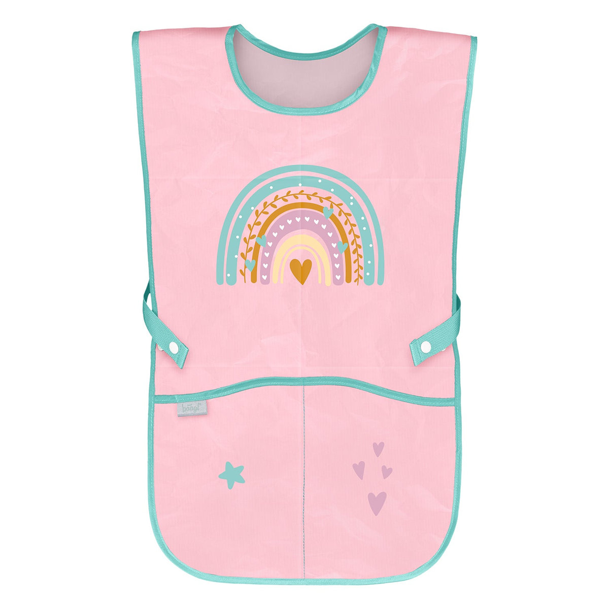 Dětská zástěra Duha růžová – detail výrobku