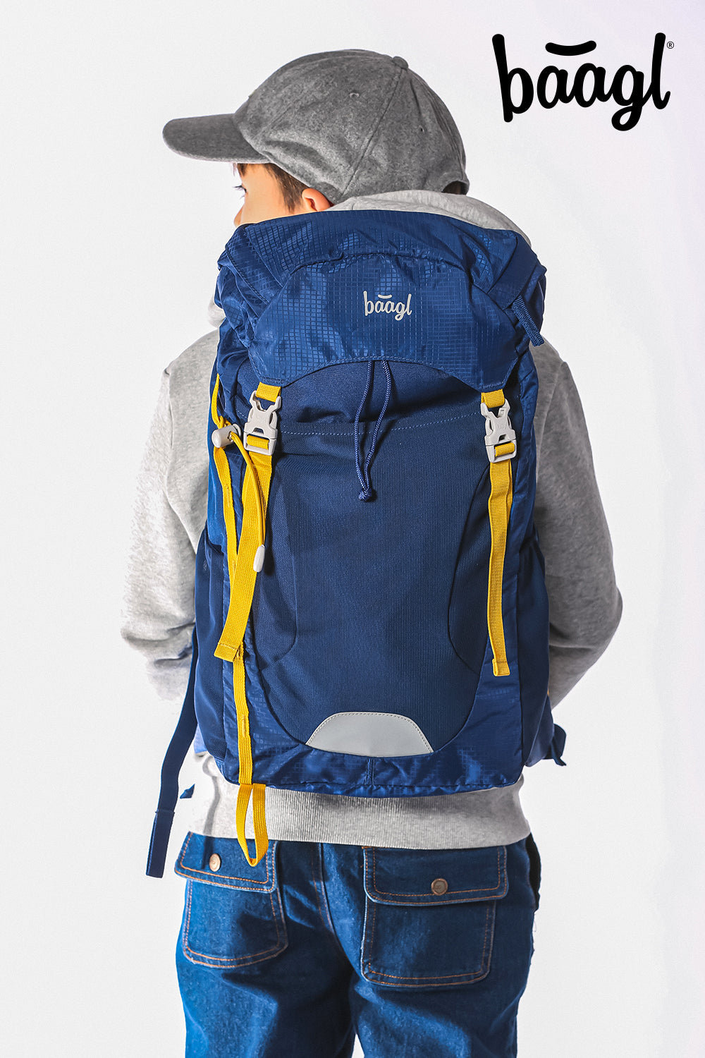 Batoh Tracker Azul – při nošení