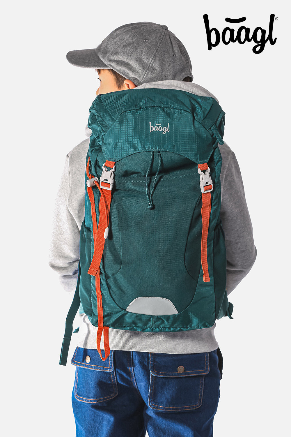 Batoh Tracker Verde – při nošení