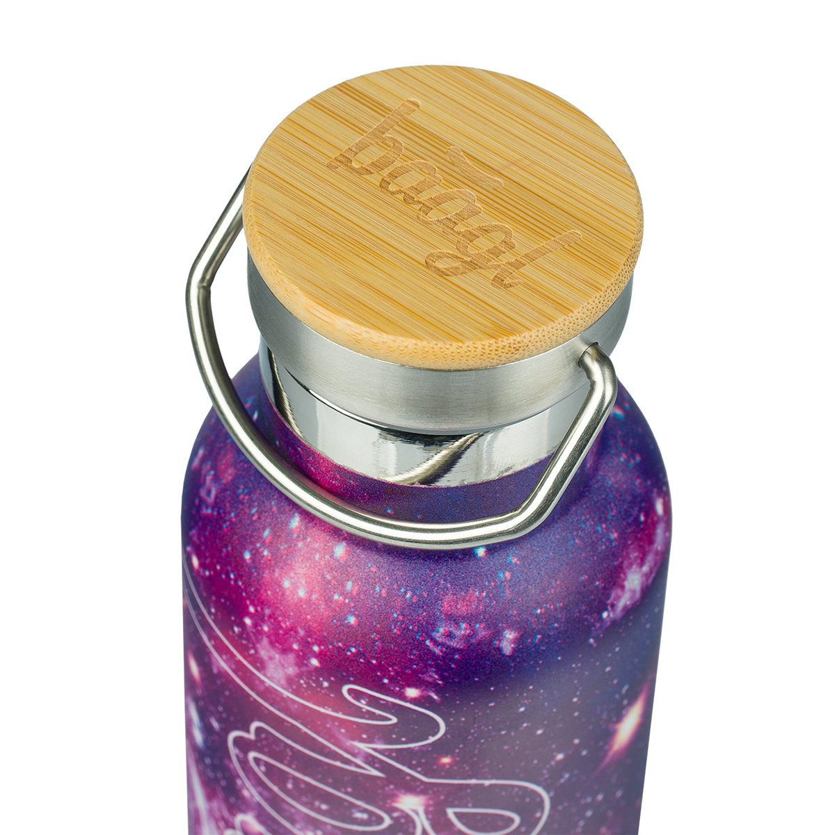 Termoláhev s bambusovým víčkem Galaxy, 500 ml – detail výrobku