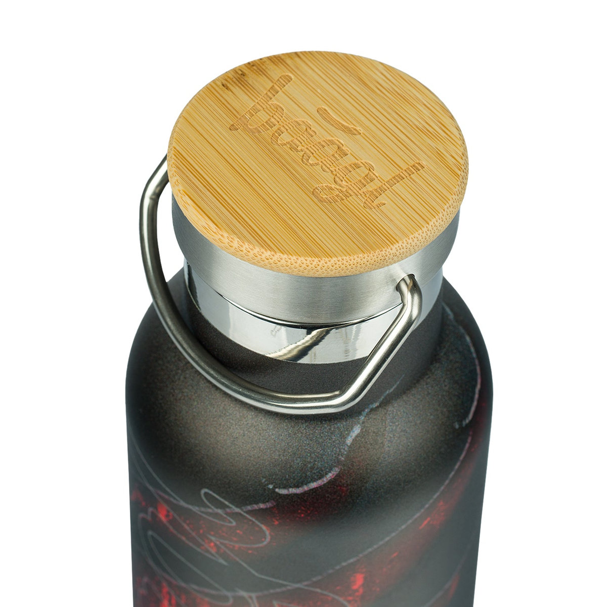 Termoláhev s bambusovým víčkem Láva, 500 ml – detail výrobku