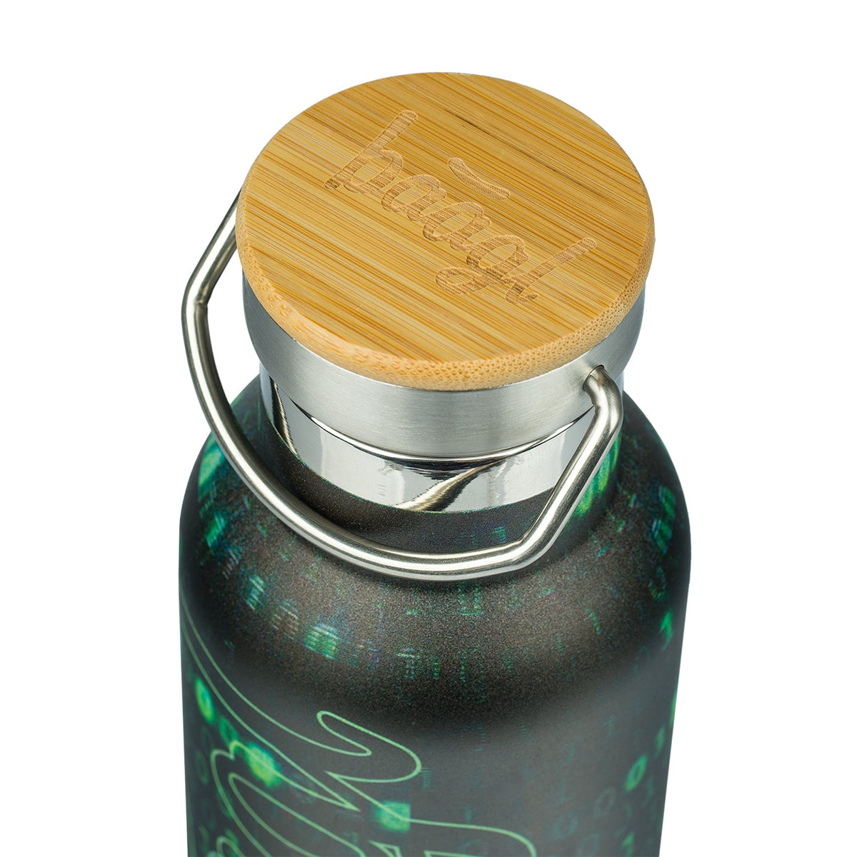 Termoláhev s bambusovým víčkem Numbers, 500 ml – detail výrobku