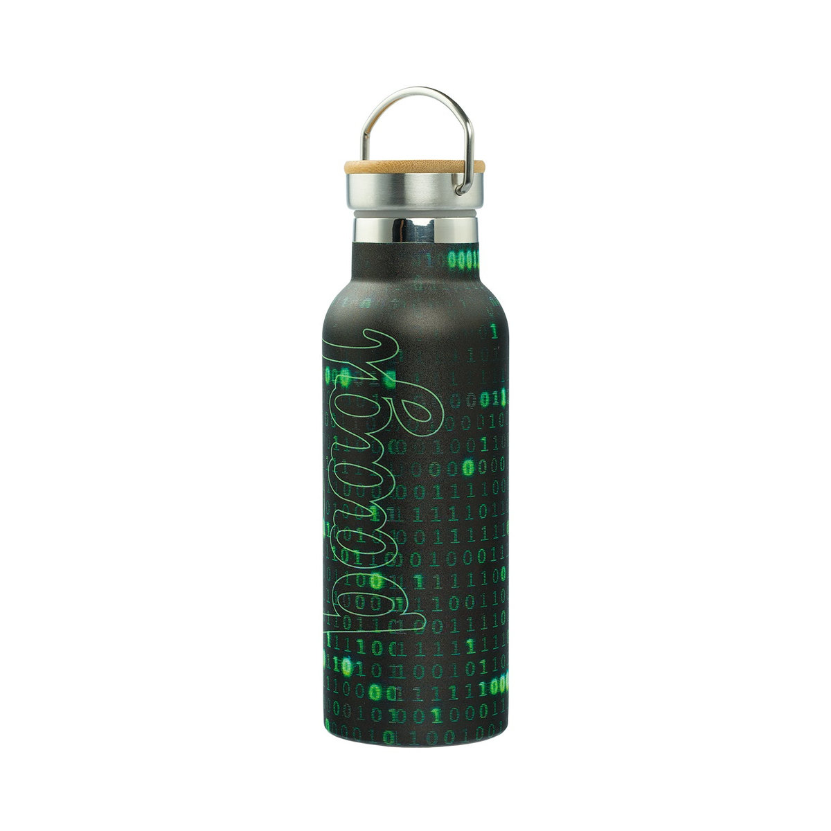 Termoláhev s bambusovým víčkem Numbers, 500 ml – detail výrobku