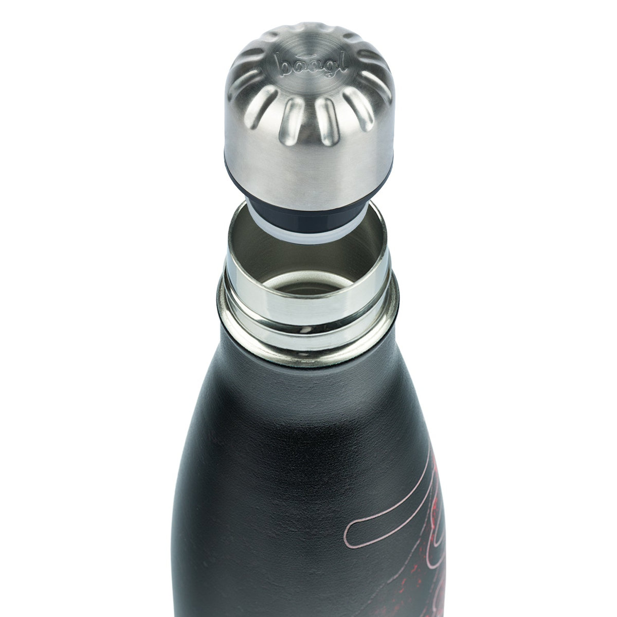 Termoláhev s kovovým víčkem Láva, 500 ml – detail výrobku