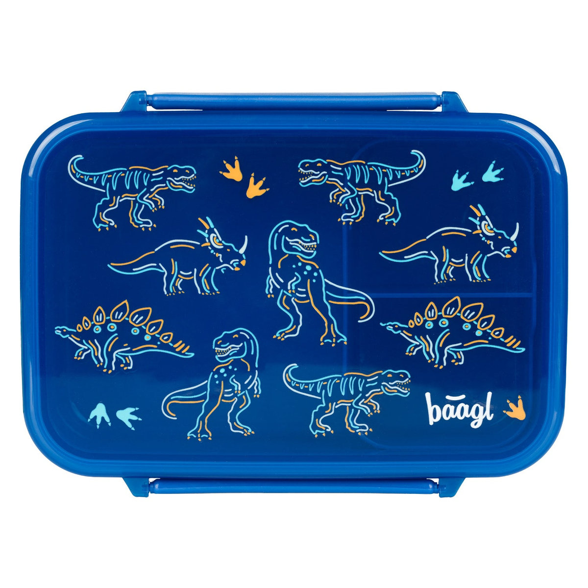 Box na svačinu s přihrádkami Dino – detail výrobku