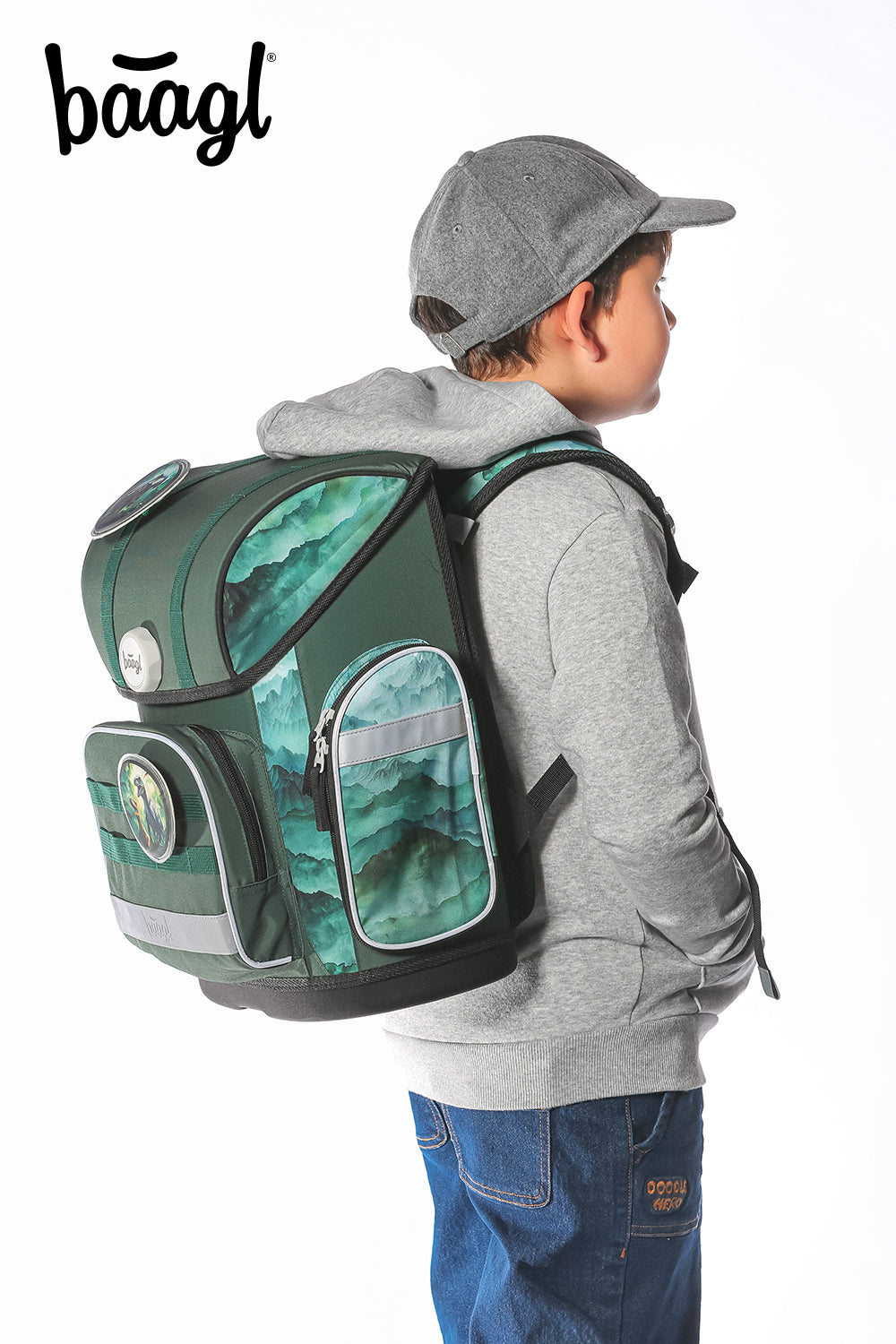 Školní set Ergo Dino – při nošení