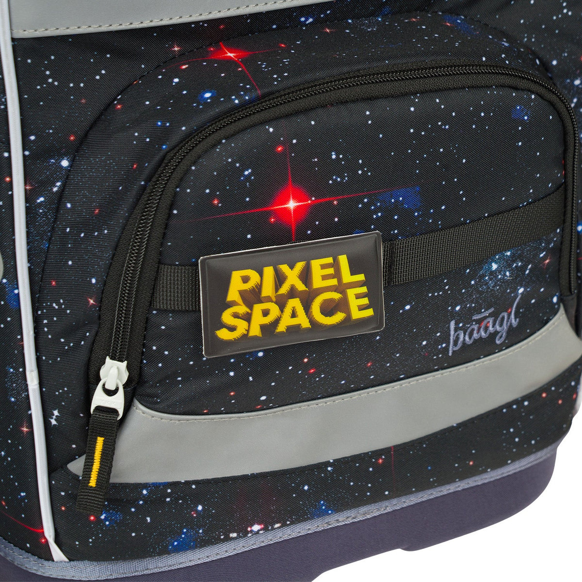 Školní aktovka Zippy Plus Pixel Space – detail výrobku