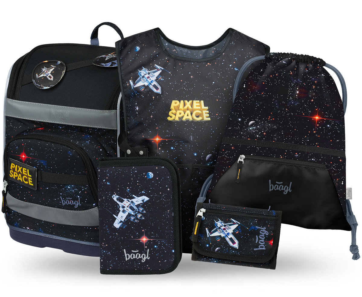 Školní set Zippy Plus Pixel Space II – detail výrobku