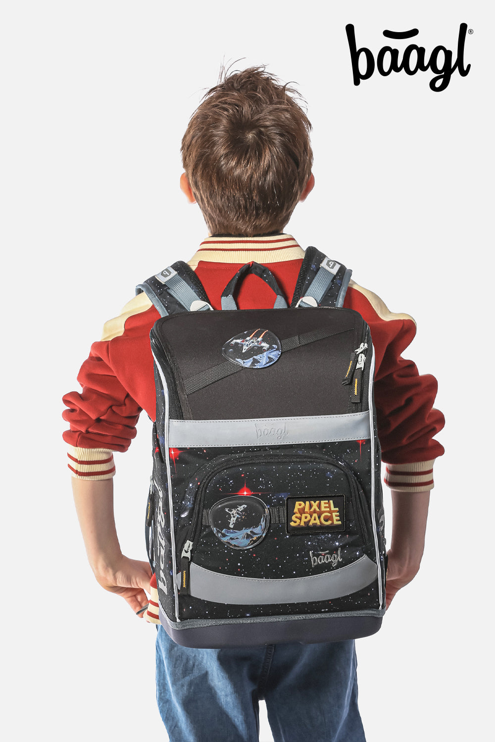 Školní set Zippy Plus Pixel Space II – při nošení