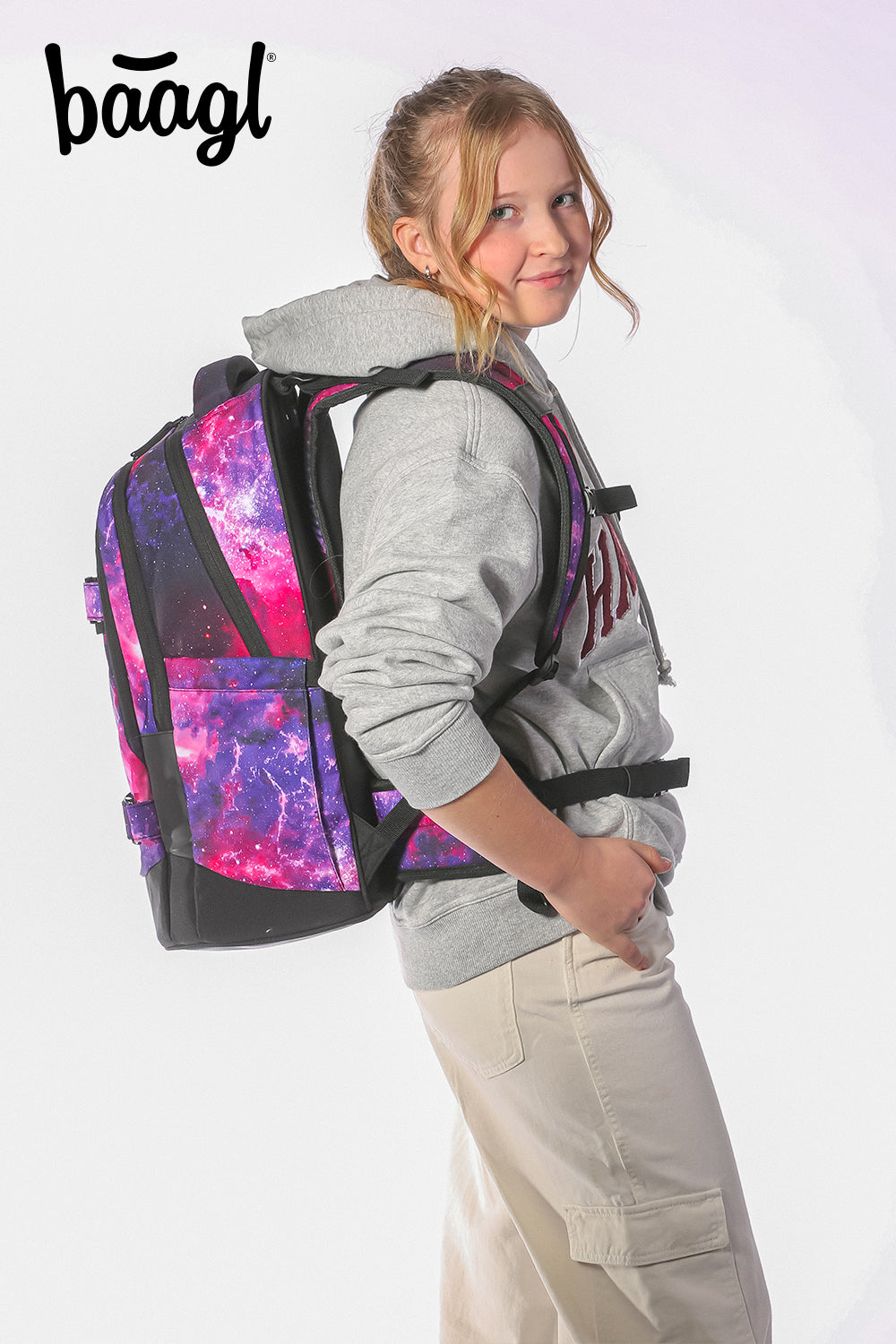 Školní set Skate Max Galaxy II – při nošení