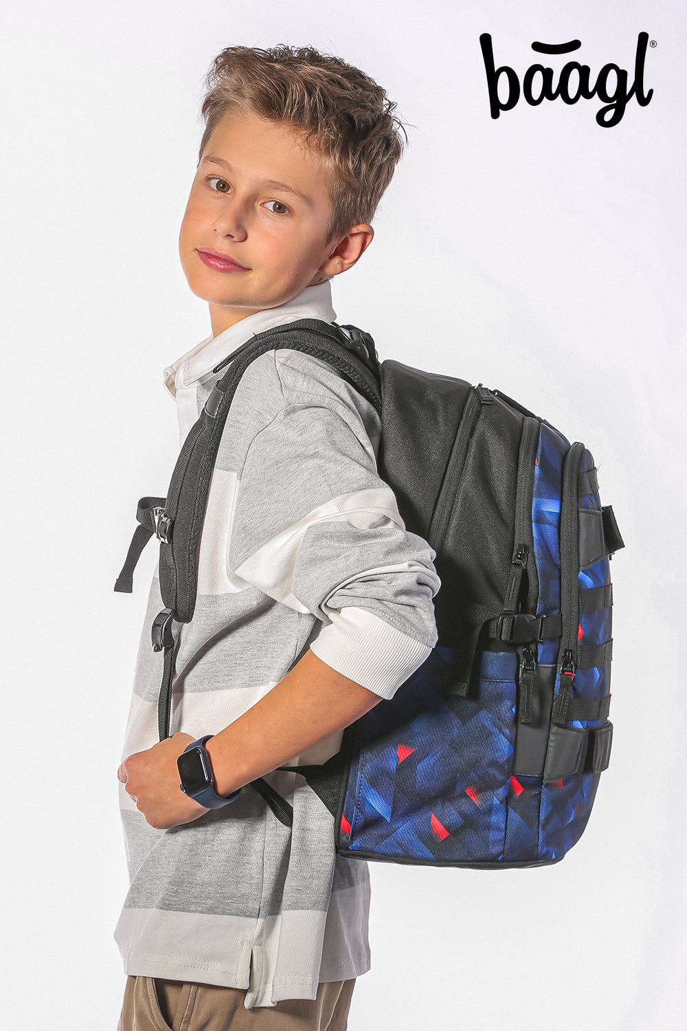Školní set Skate Indigo – při nošení