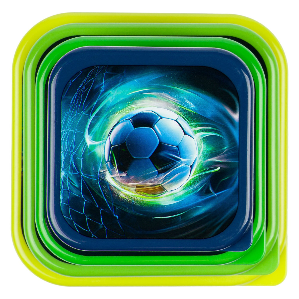 Box na svačinu 4 v 1 Fotbal – detail výrobku