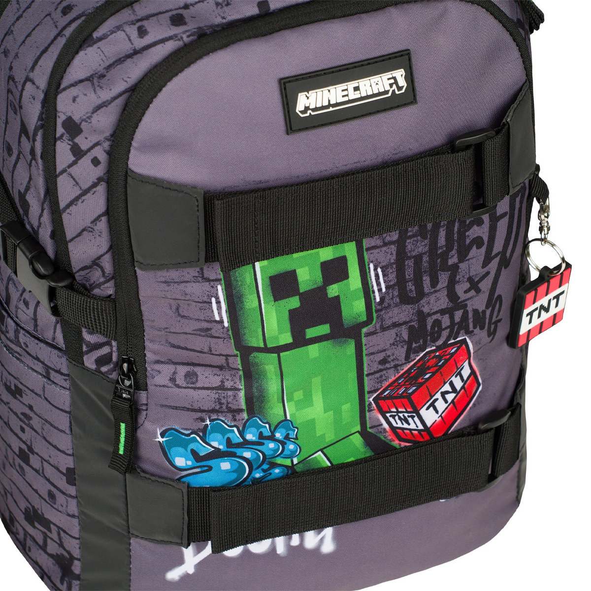 Školní batoh Skate Minecraft TNT – detail výrobku