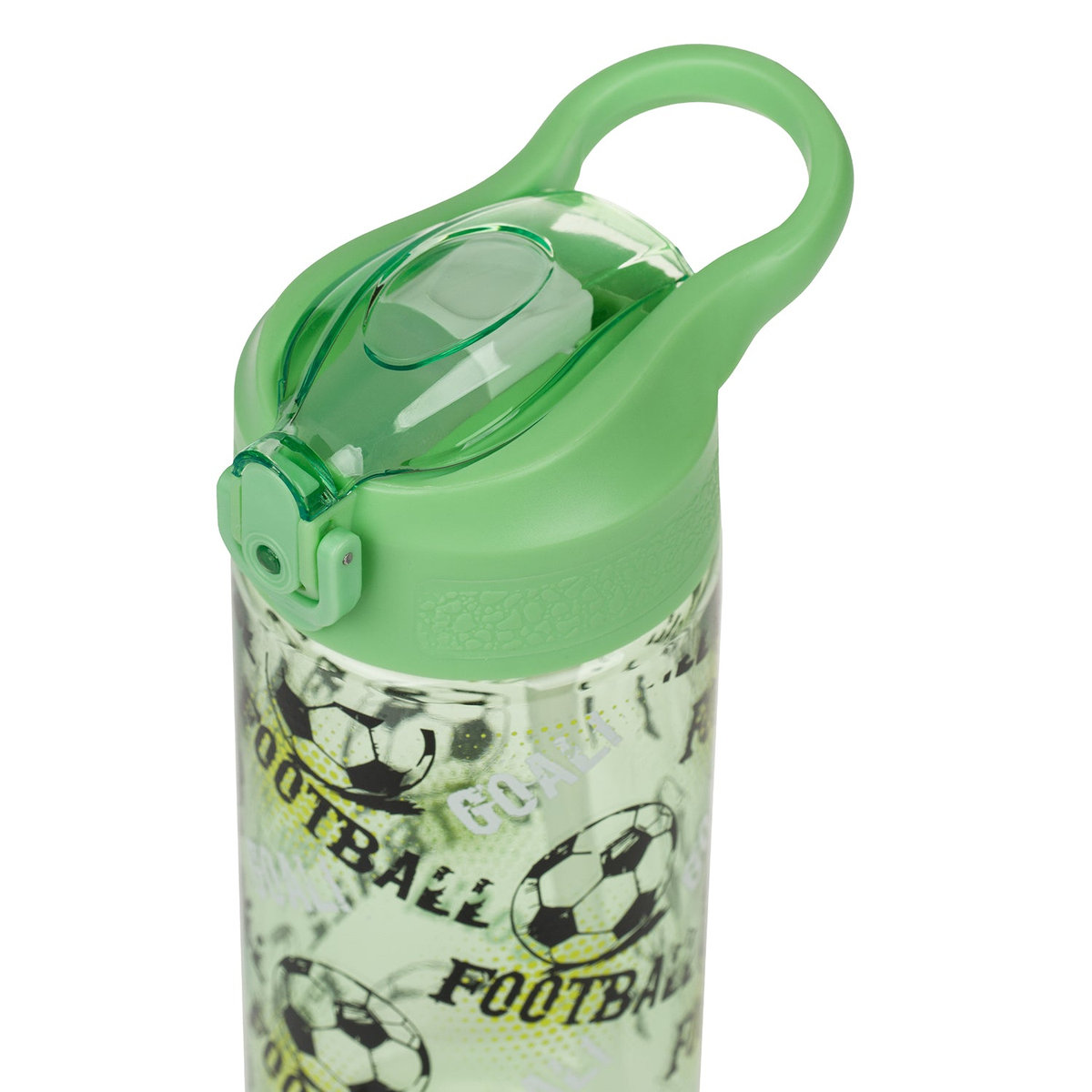 Tritanová láhev na pití s brčkem Fotbal, 500 ml – detail výrobku