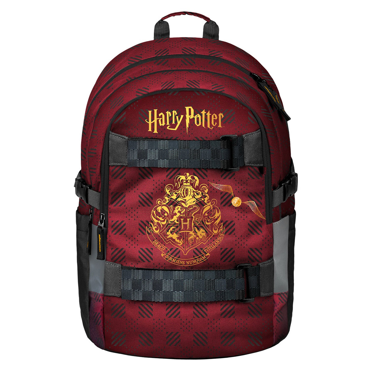 Školní set Skate Harry Potter Bradavice vínový – detail výrobku