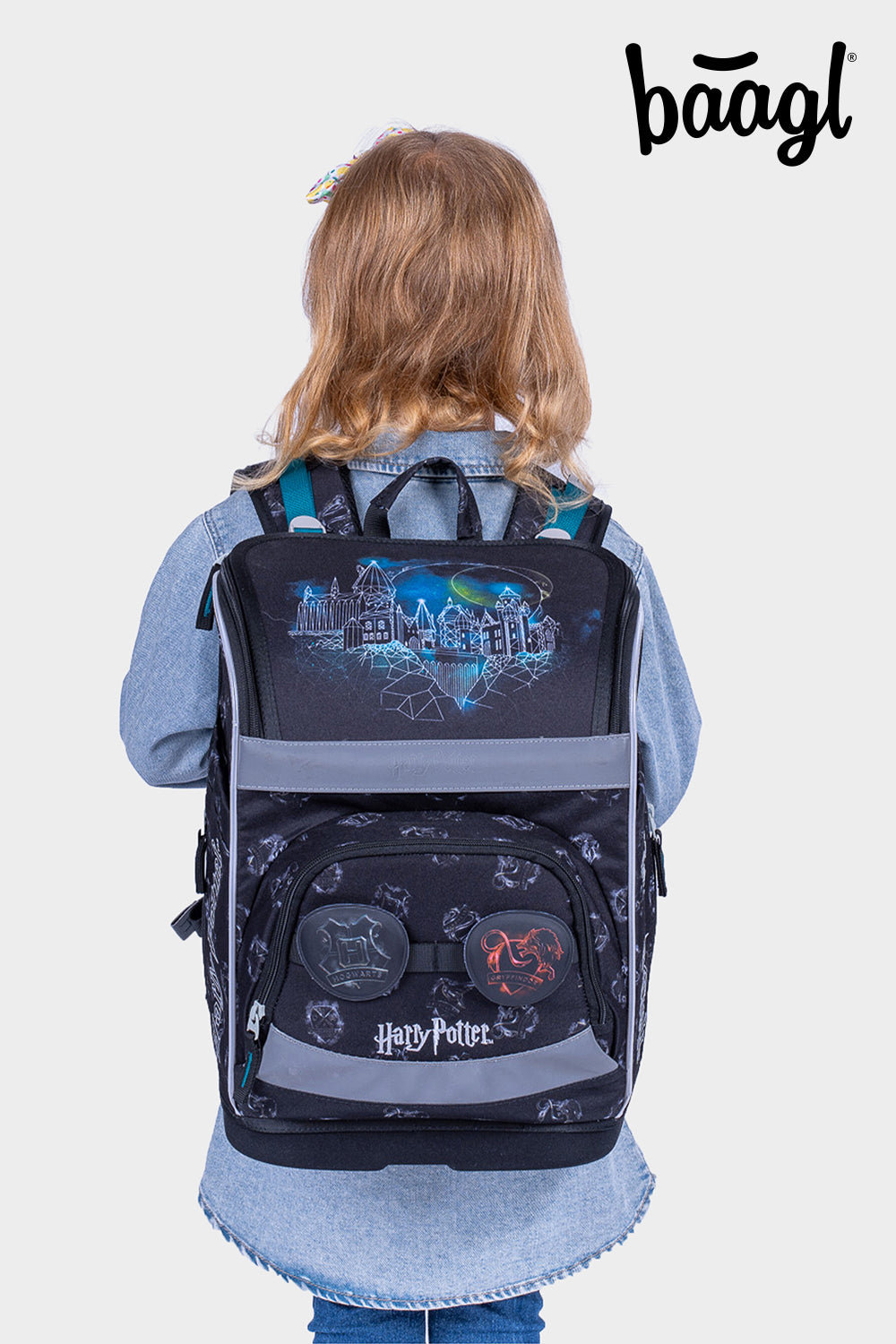 Školní set Zippy Plus Harry Potter Bradavice Lumos – při nošení