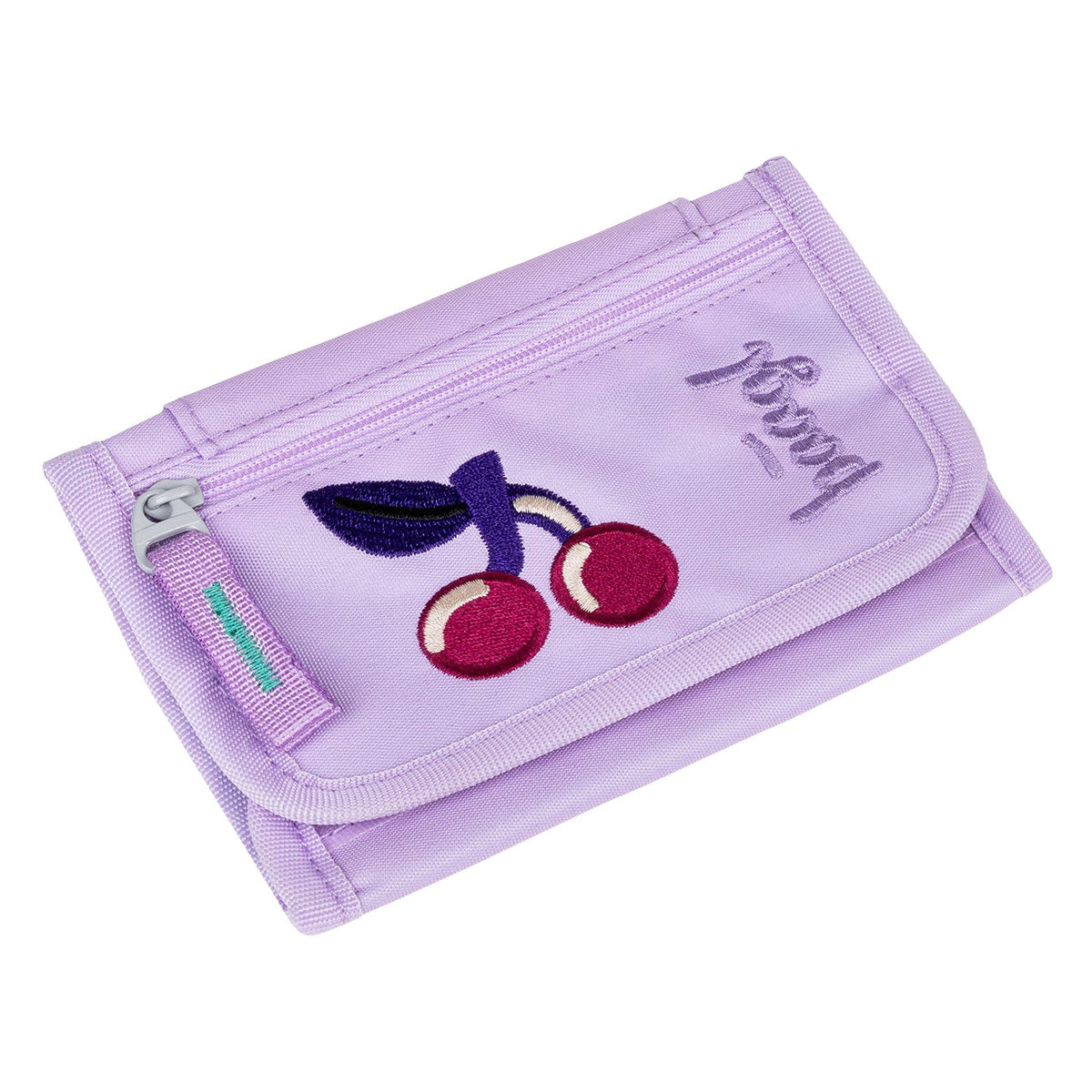 Peněženka na krk Lavender – při nošení