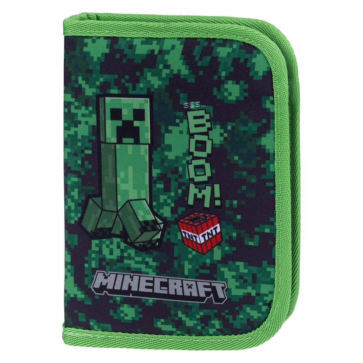 Školní penál jednopatrový Minecraft Boom – detail výrobku