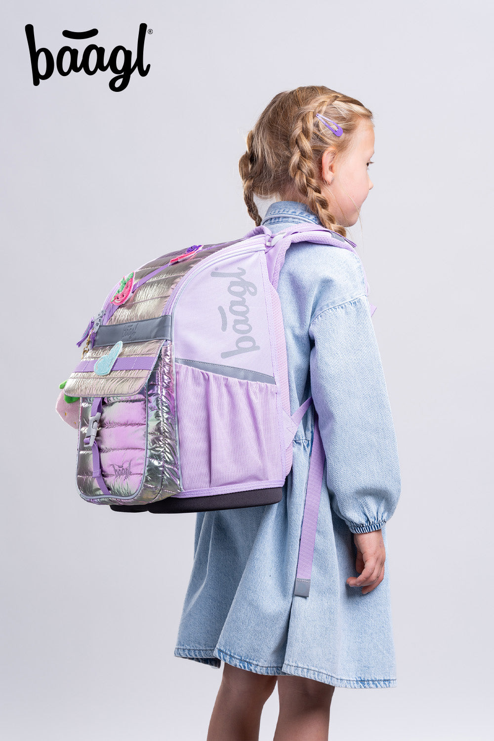 Školní set Zippy Lavender II – při nošení