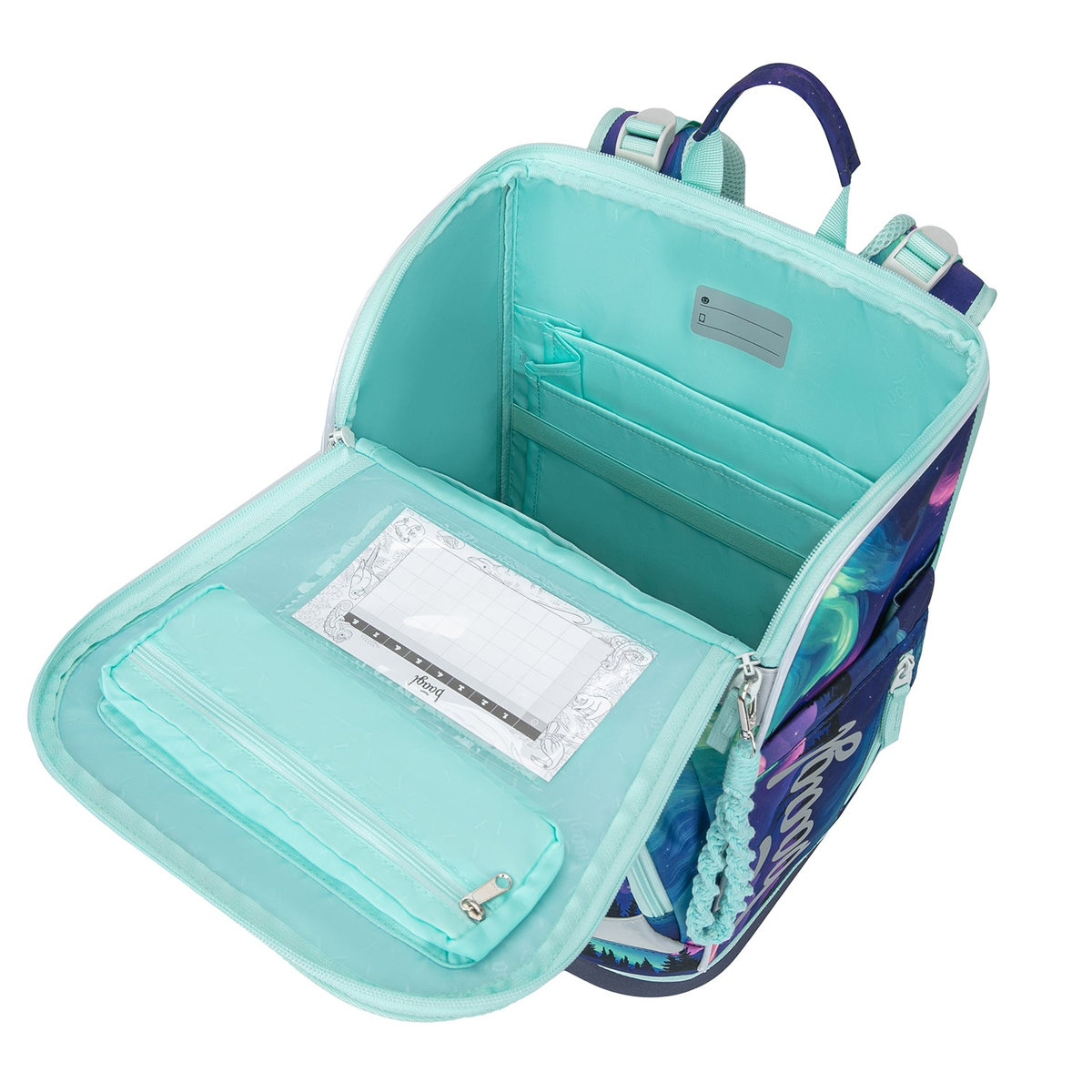Školní aktovka Zippy Plus Aurora – detail výrobku