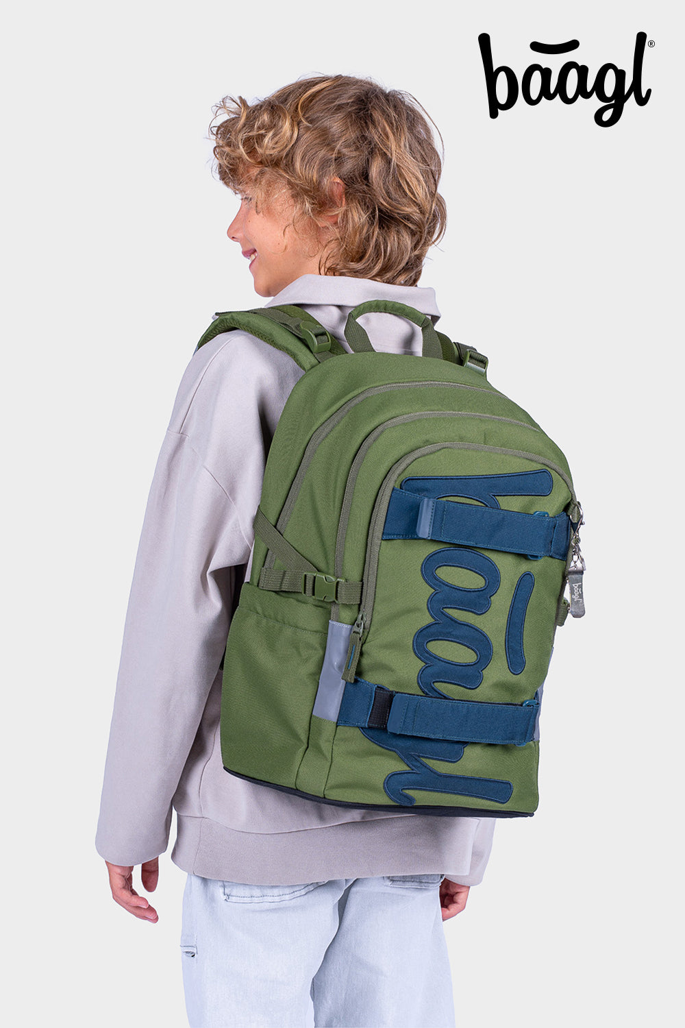 Školní set Skate Olive – při nošení