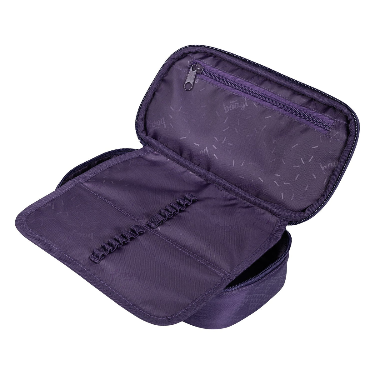 Školní penál etue Plum – detail výrobku