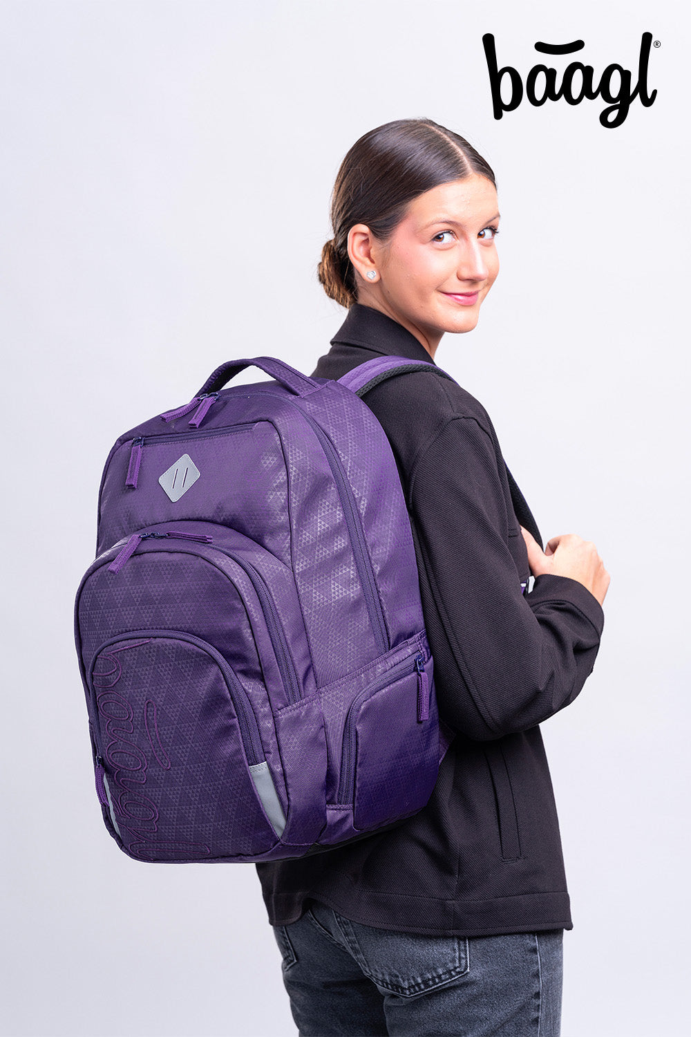 Školní set Coolmate Plum – při nošení