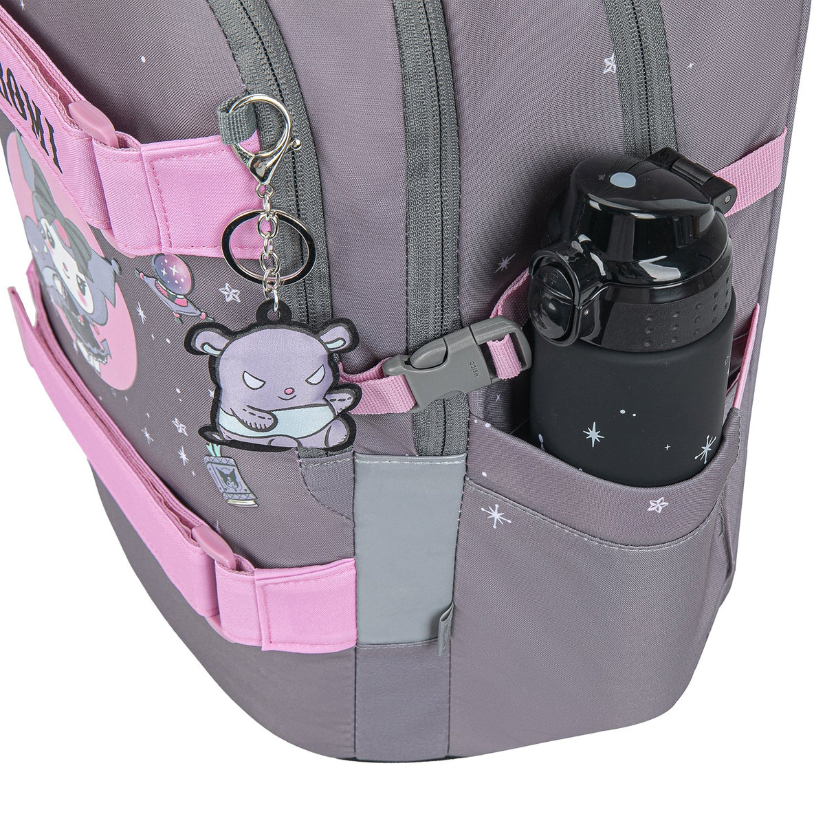 Školní batoh Skate Kuromi Grey – detail výrobku