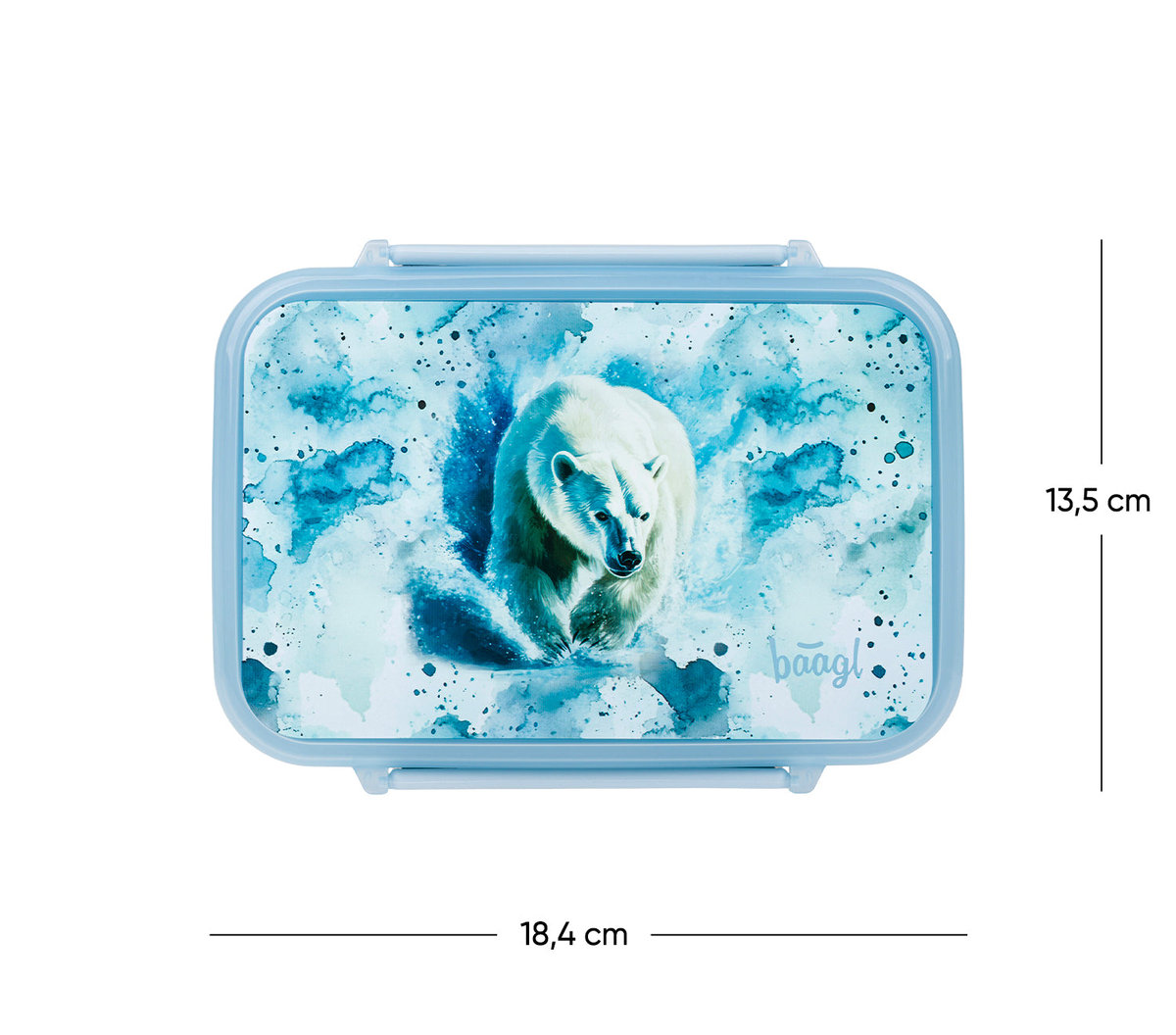 Box na svačinu s přihrádkami Polar – detail výrobku