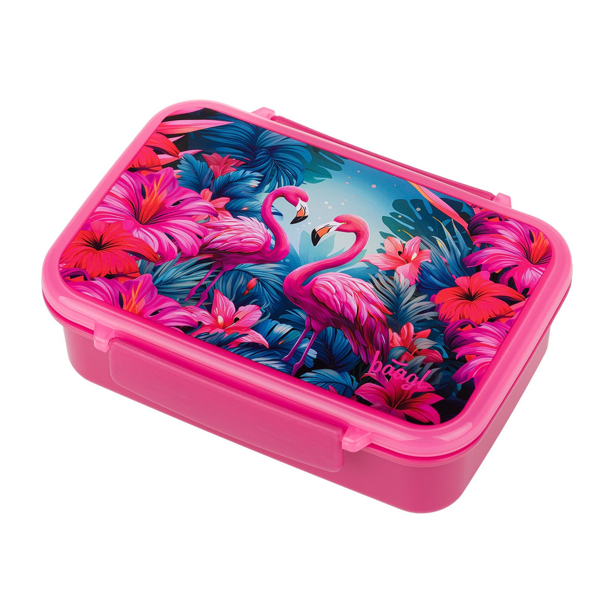 Box na svačinu s přihrádkami Flamingo – detail výrobku