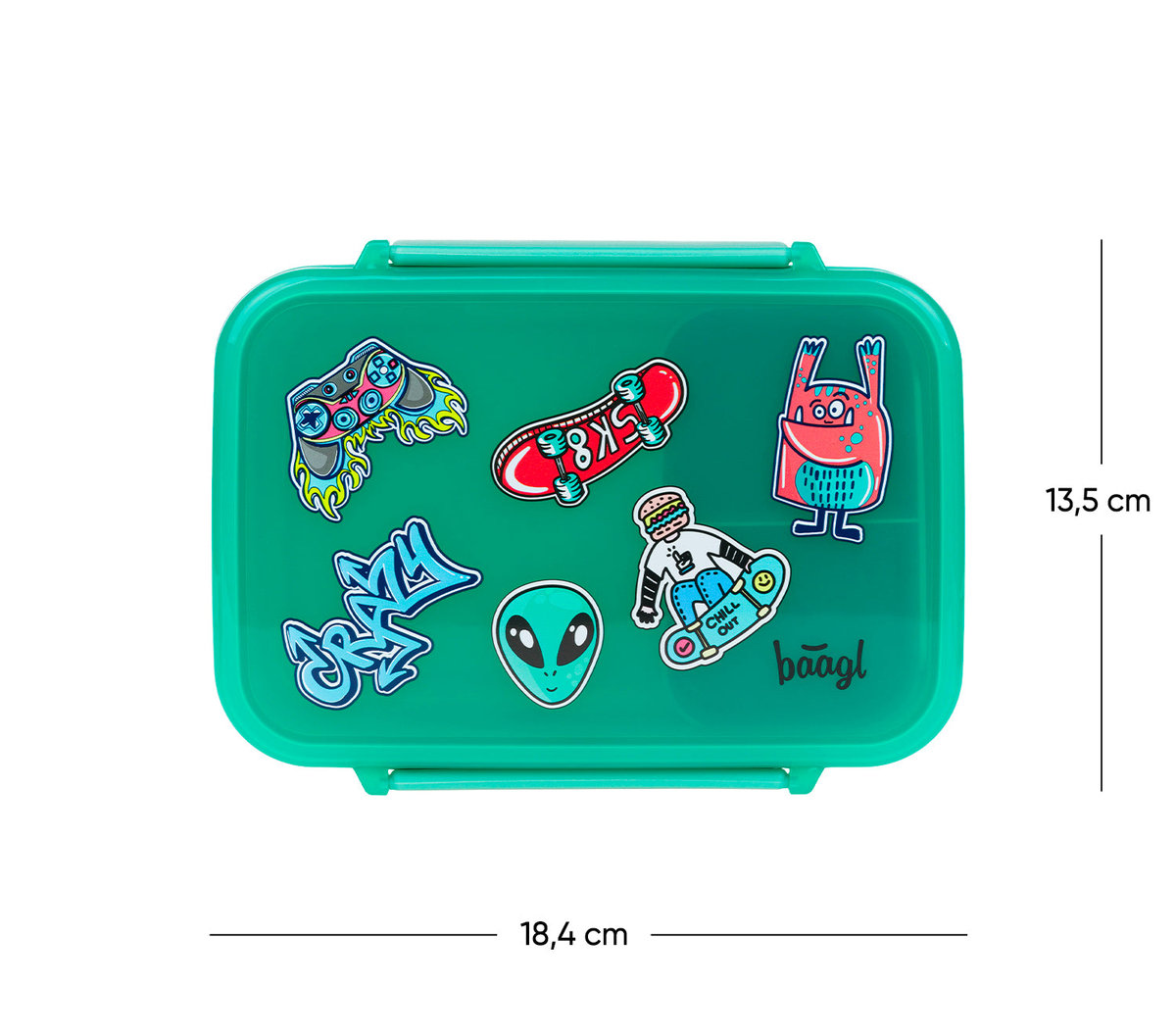 Box na svačinu s přihrádkami Chill – detail výrobku