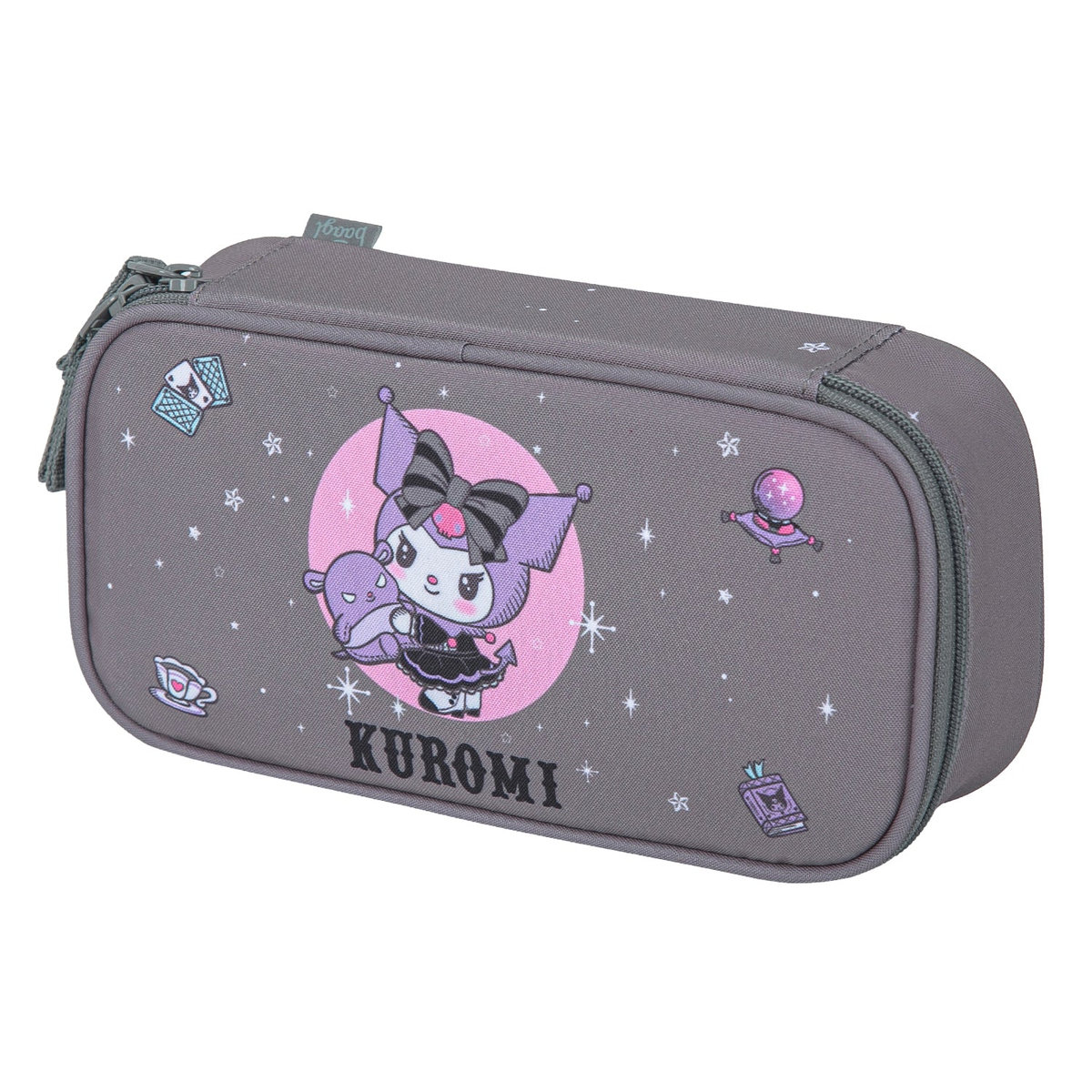 Školní penál etue Kuromi Grey – detail výrobku