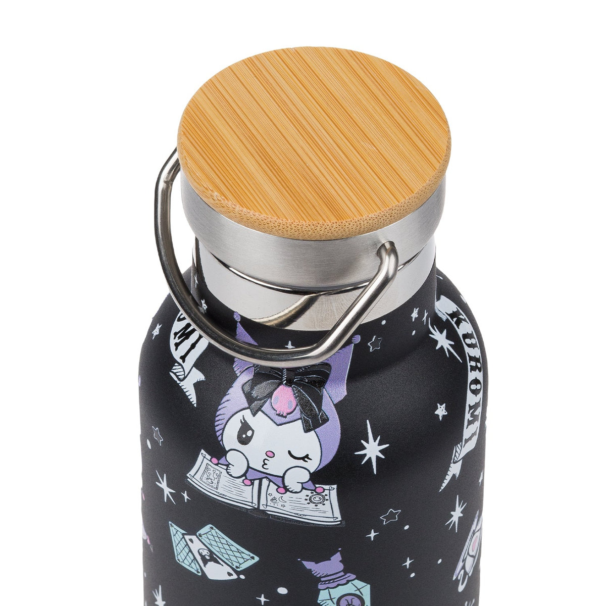 Termoláhev s bambusovým víčkem Kuromi Fortune Dream, 500 ml – detail výrobku