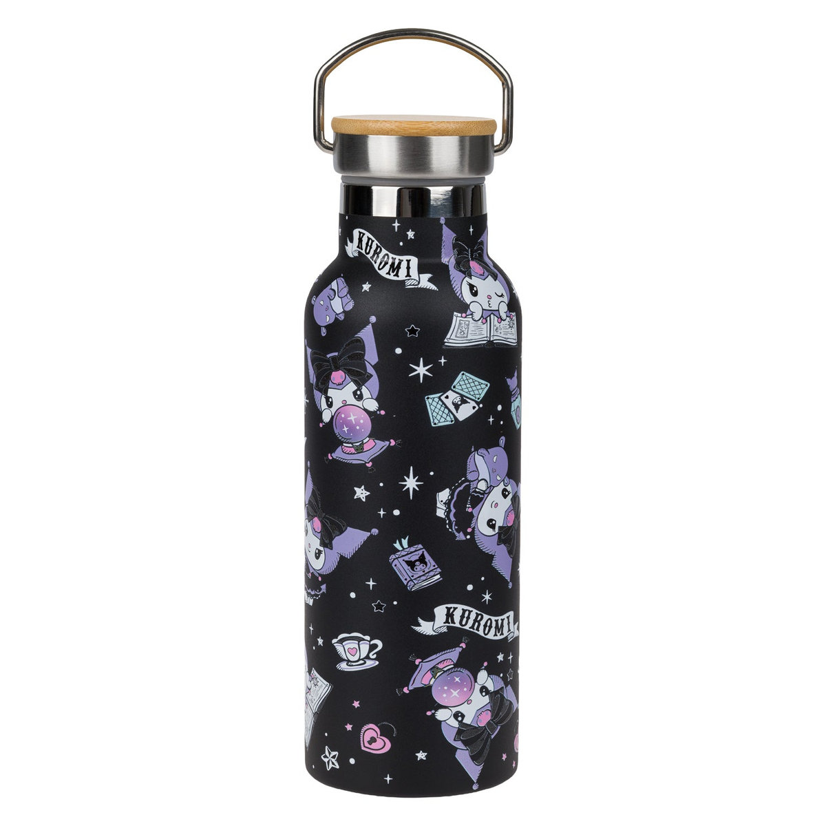 Termoláhev s bambusovým víčkem Kuromi Fortune Dream, 500 ml – detail výrobku