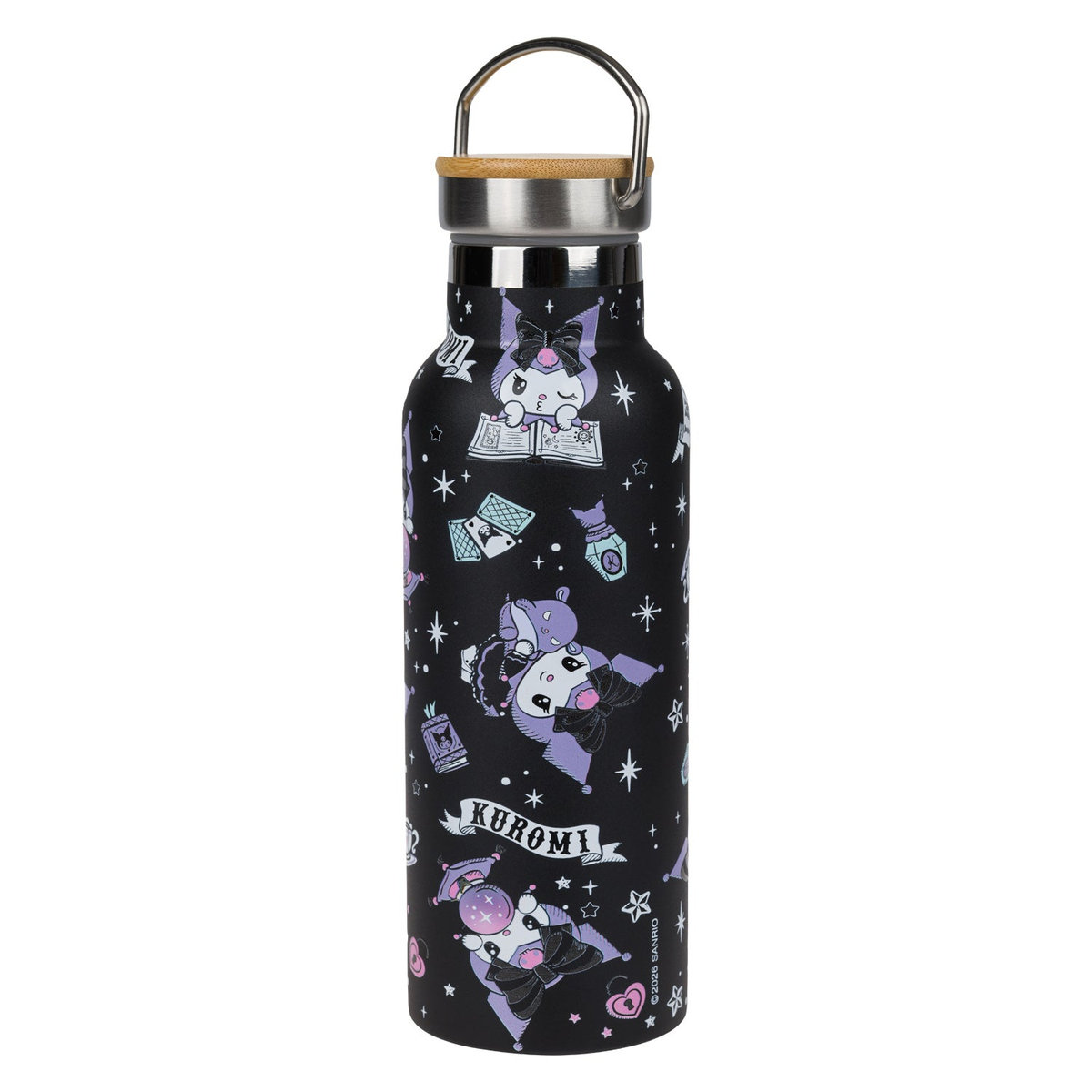 Termoláhev s bambusovým víčkem Kuromi Fortune Dream, 500 ml – detail výrobku