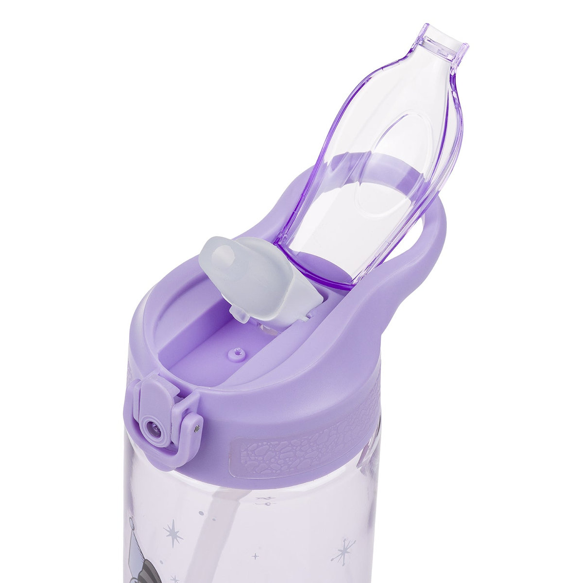Tritanová láhev na pití s brčkem Kuromi Fortune Dream, 500 ml – detail výrobku