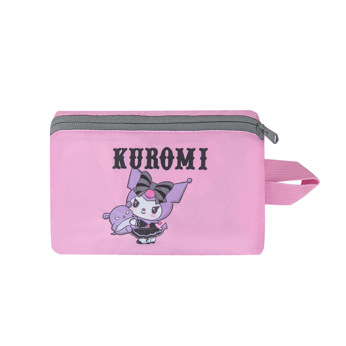 Skládací sportovní taška Hoop Kuromi Grey – detail výrobku