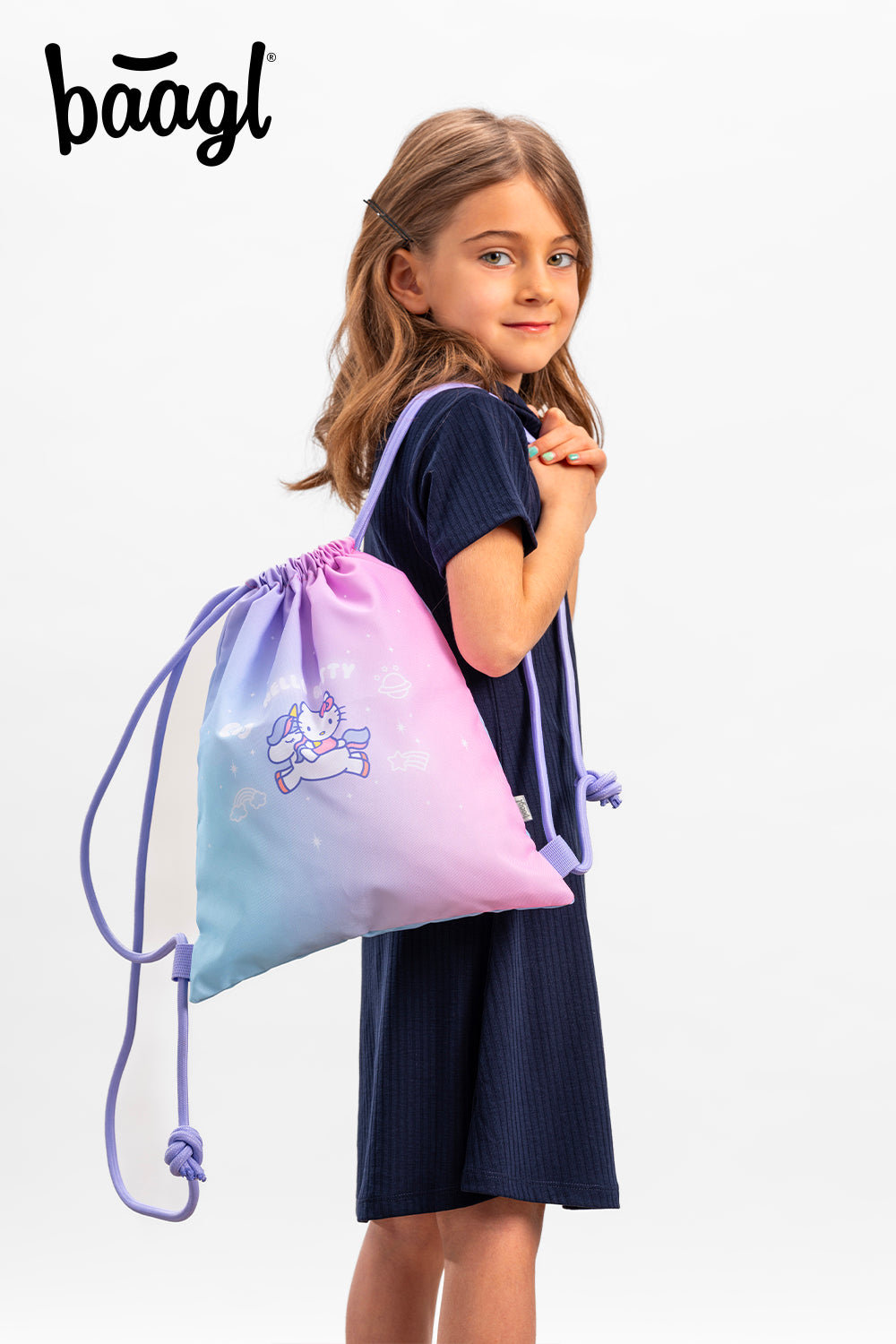 Předškolní sáček Hello Kitty Unicorn – detail výrobku