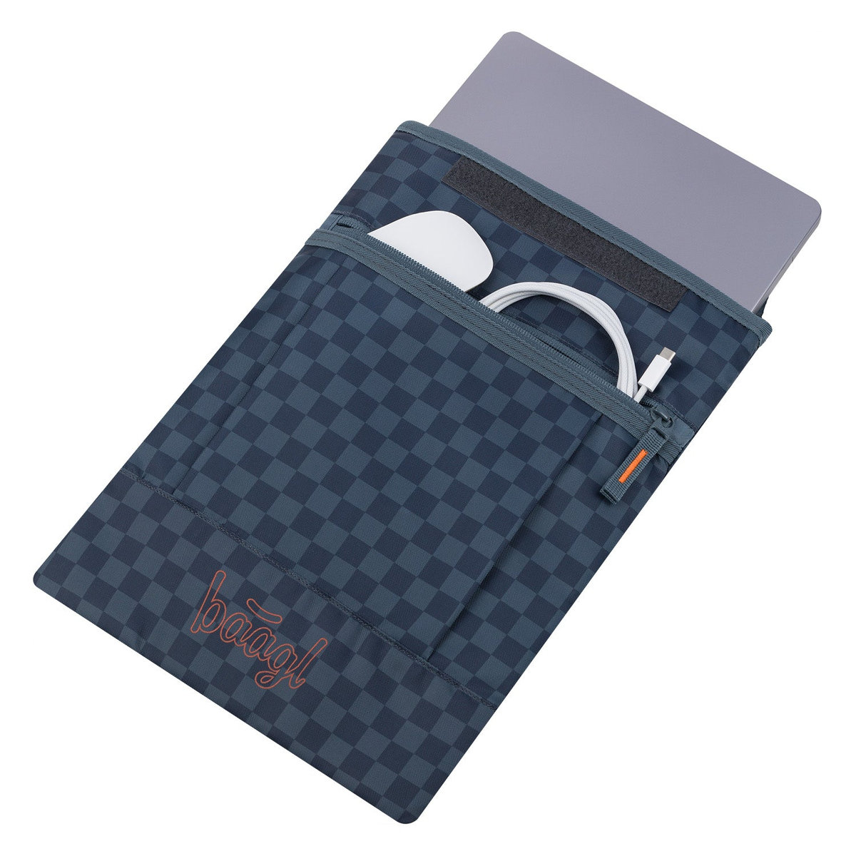 Obal na notebook Ska modrý – detail výrobku