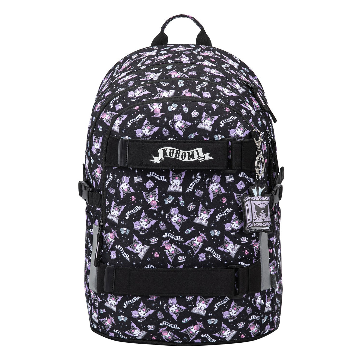 Školní batoh Skate Kuromi Black – detail výrobku