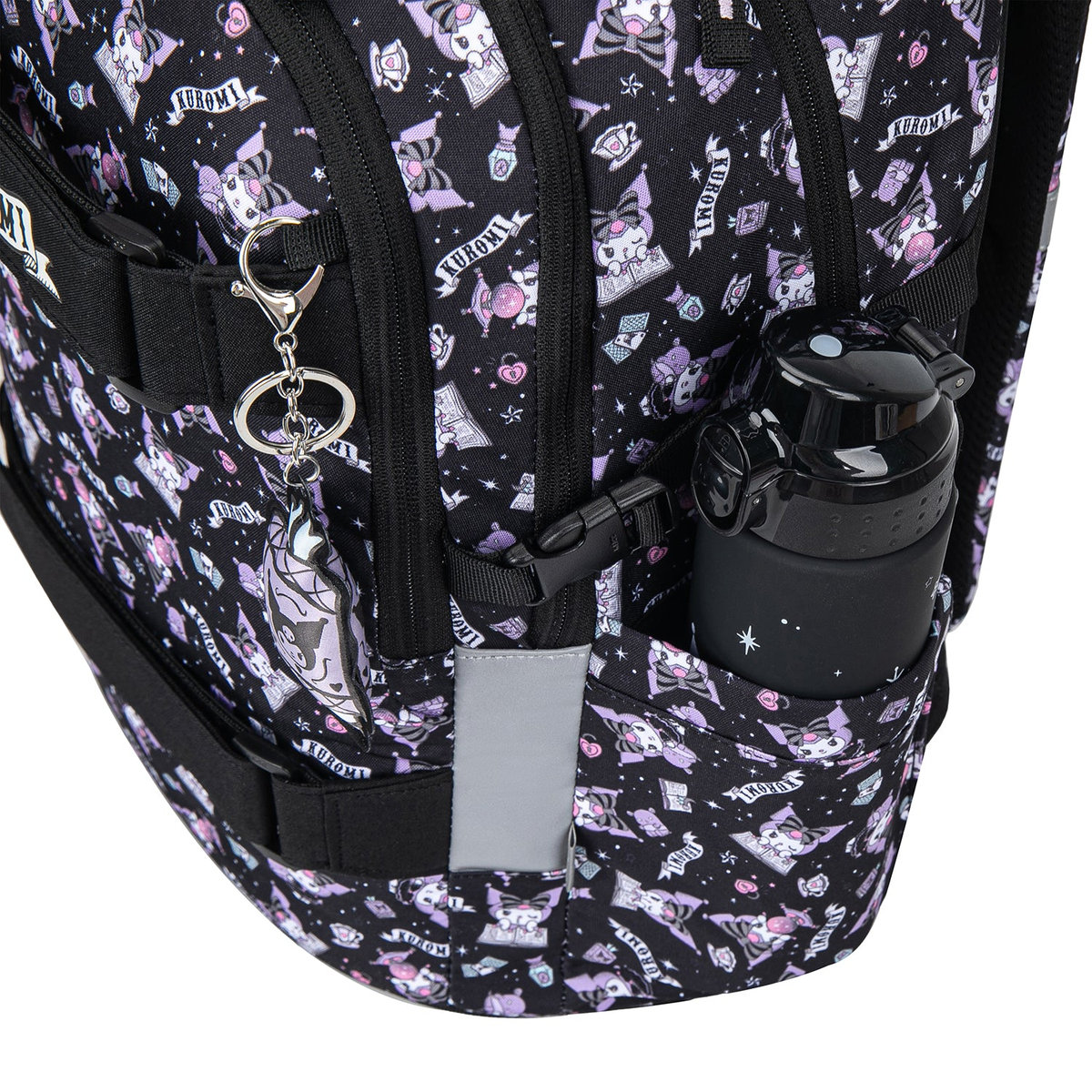 Školní batoh Skate Kuromi Black – detail výrobku
